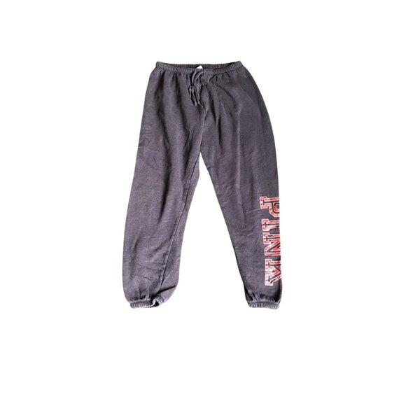 Pink Victoria’s Secret Gray and Red Sweatpants - Picture 2 of 5